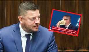 Show w programie. Przyniósł niecodzienny rekwizyt do studia