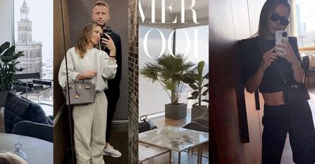 Wnętrza pełne luster, NAJDROŻSZE dodatki i... Pałac Kultury za oknem! Tak mieszkają Sara i Artur Borucowie (ZDJĘCIA)