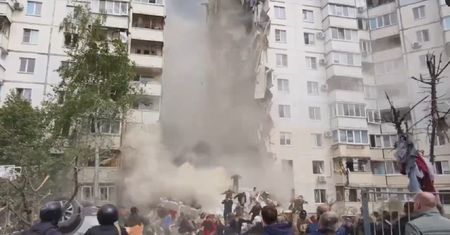 Katastrofa w Biełgorodzie. Runęła część 10-piętrowego bloku