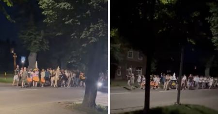 Wzbudzili kontrowersje. Była 22:40. Niesie się nagranie z Wejherowa