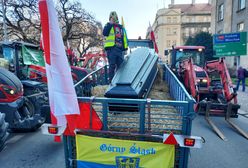 Protest rolników w Katowicach. "Układ w Warszawie to samowolka"