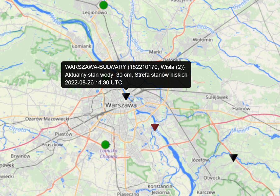 Stan Wisły w Warszawie 26 sierpnia