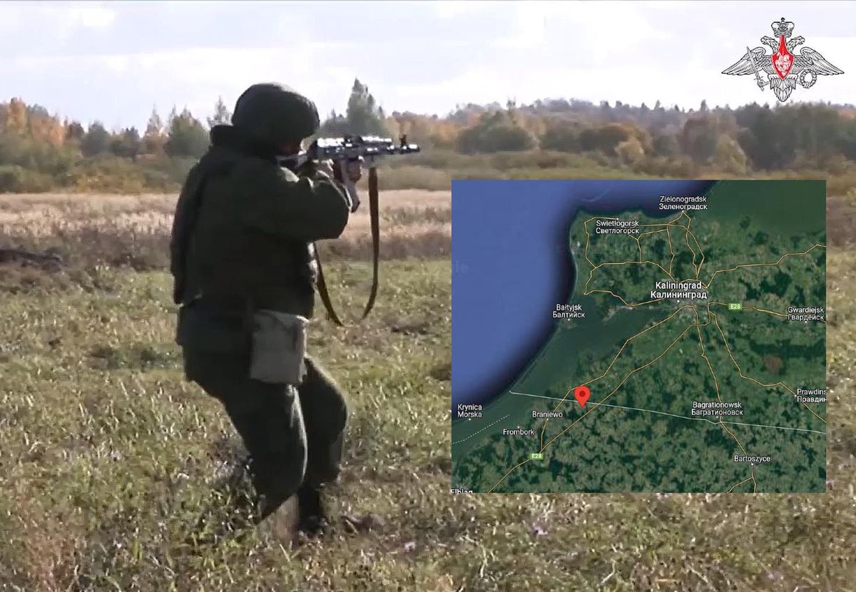 Kaliningrad. Gdy ćwiczą rosyjscy żołnierze, odgłosy strzelaniny słychać po polskiej stronie granicy