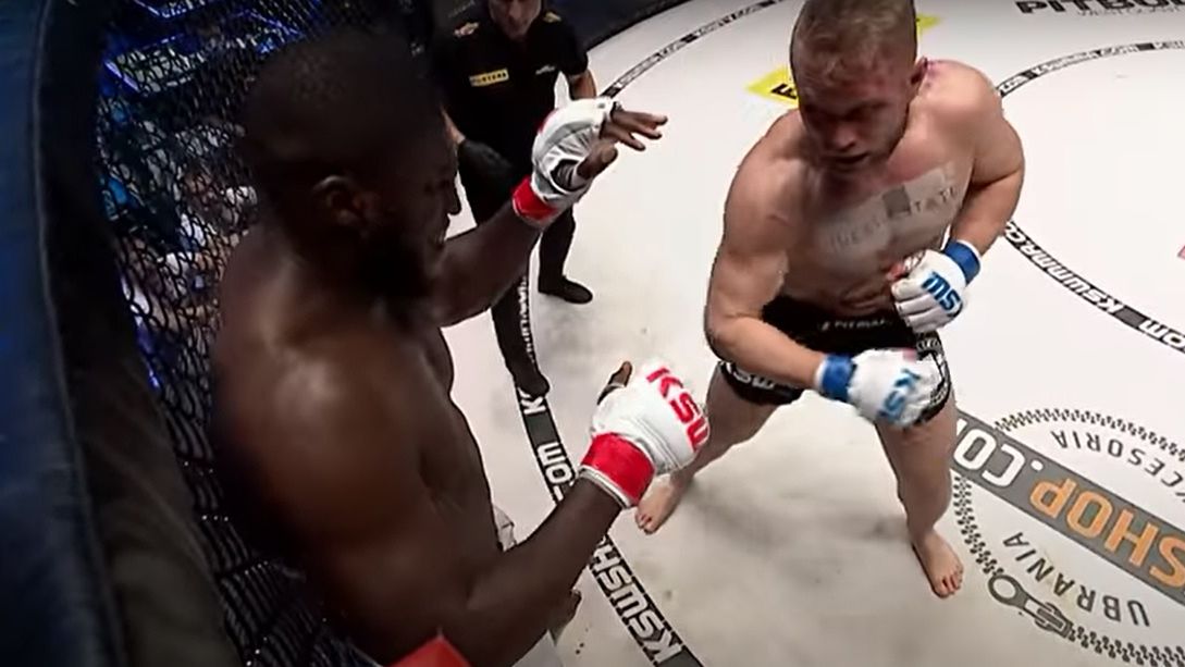 YouTube / Marek Samociuk pokonał przed czasem Izu Ugonoha na KSW 60