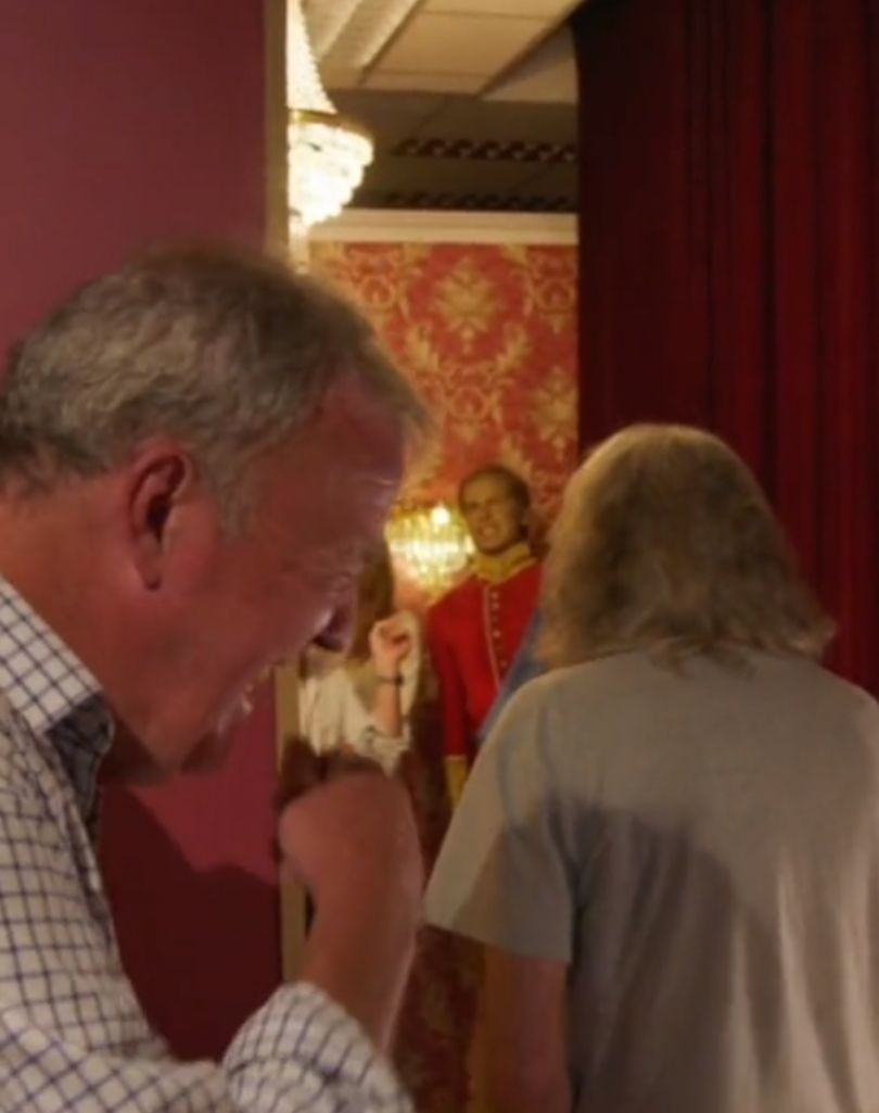 Ekipa "The Grand Tour" w Polsce. Odwiedzili muzeum figur woskowych i zaniemówili