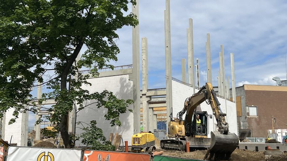 Tak rozbudowa CH Pogoria wyglądała w czerwcu