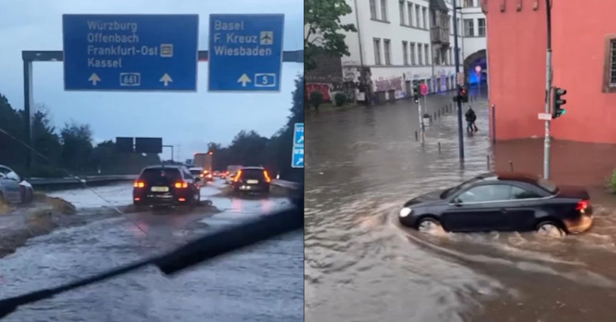 Gigantyczna nawałnica nawiedziła Hesję w czwartek