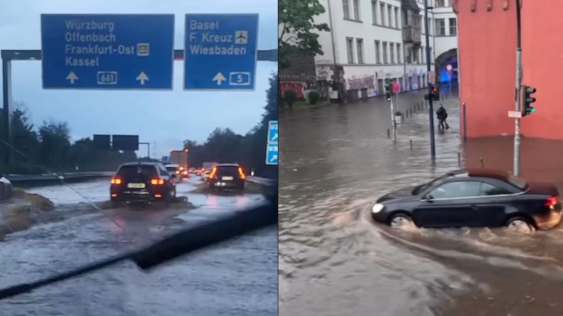 Gigantyczna nawałnica nawiedziła Hesję w czwartek