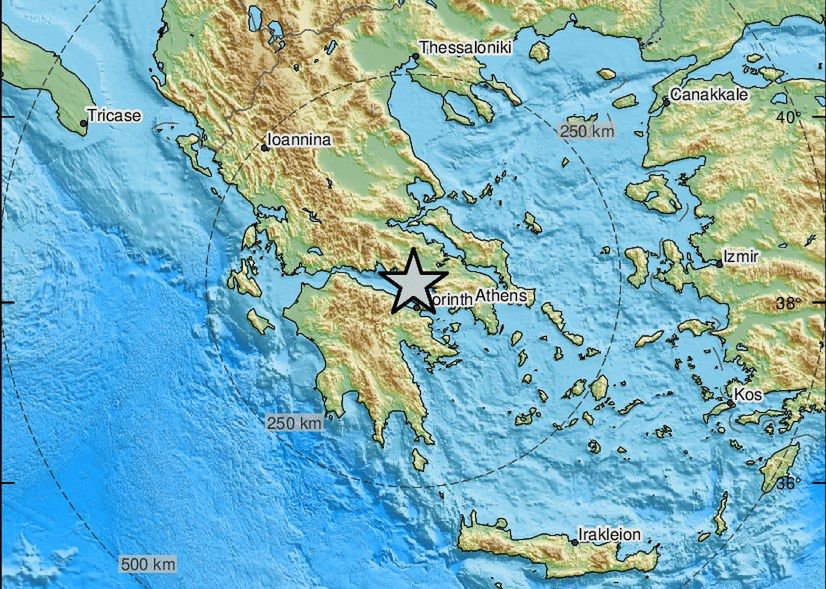 Według EMSC epicentrum wstrząsów znajdowało się na głębokości ok. 2 km pod dnem morskim Zatoki Korynckiej