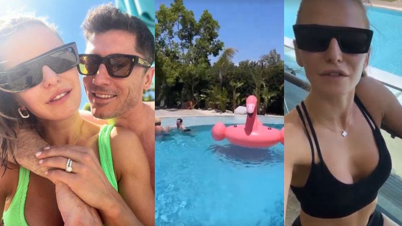 Anna i Robert Lewandowscy wypoczywają na rodzinnych wakacjach