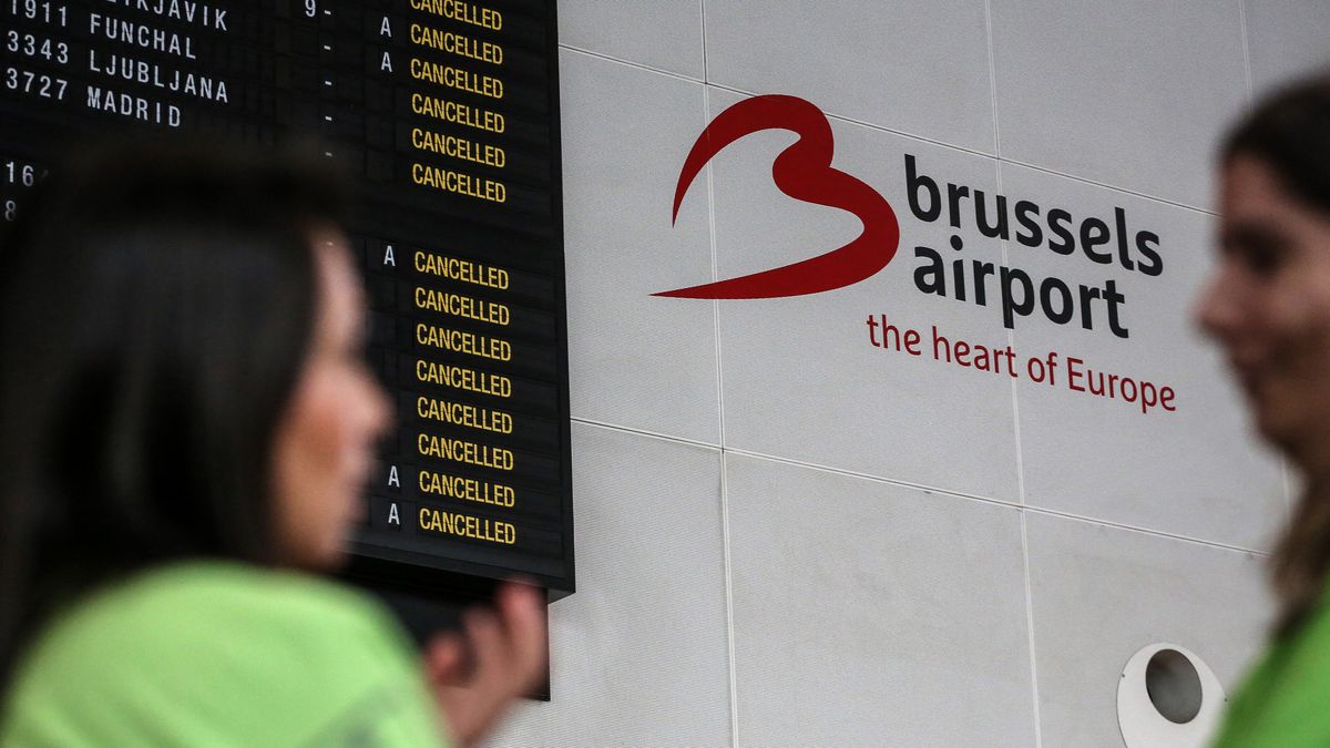 Na zdjęciu Brussels Airport