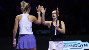 Rozstrzygnął super tie-break. Oto półfinalistki WTA Finals