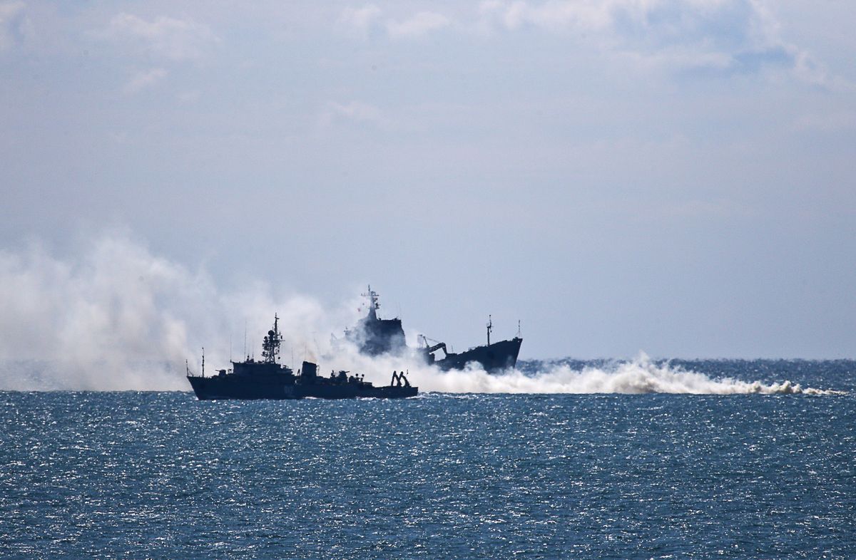 Tłoczno na Morzu Czarnym. "Rosja wysłała prawie wszystkie okręty" 