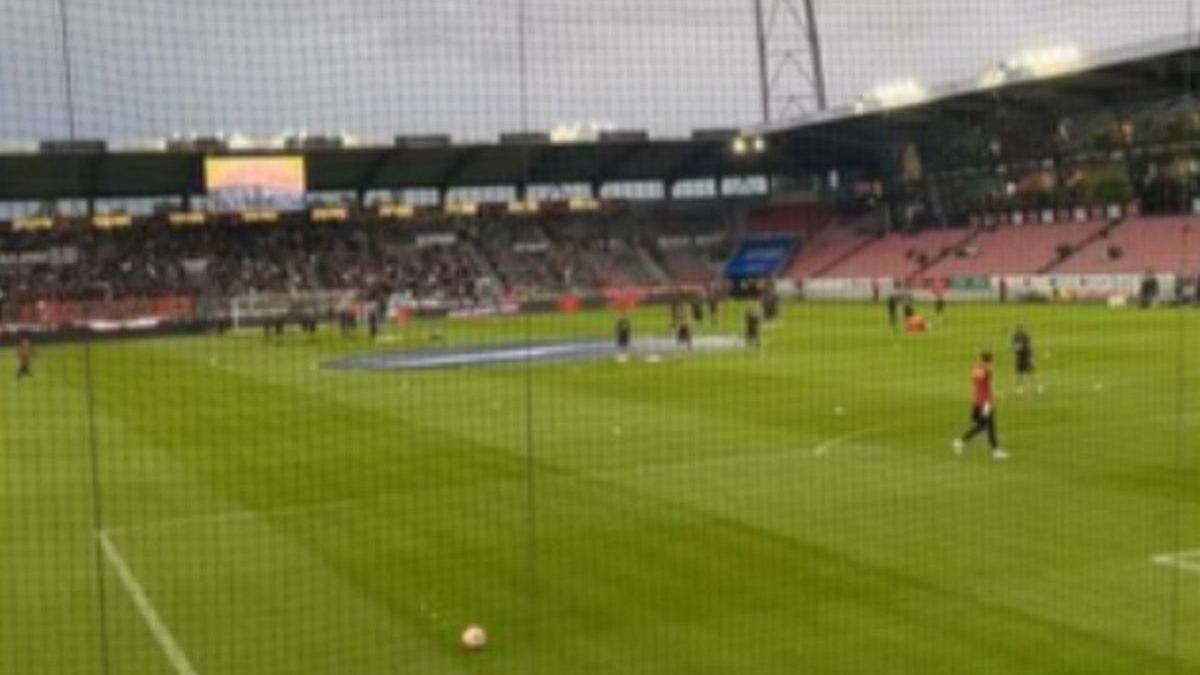 Instagram / httwww.instagram.com/stories/arekwrzosek / Na zdjęciu: foto z trybun stadionu w Herning (autor: Arkadiusz Wrzosek) 