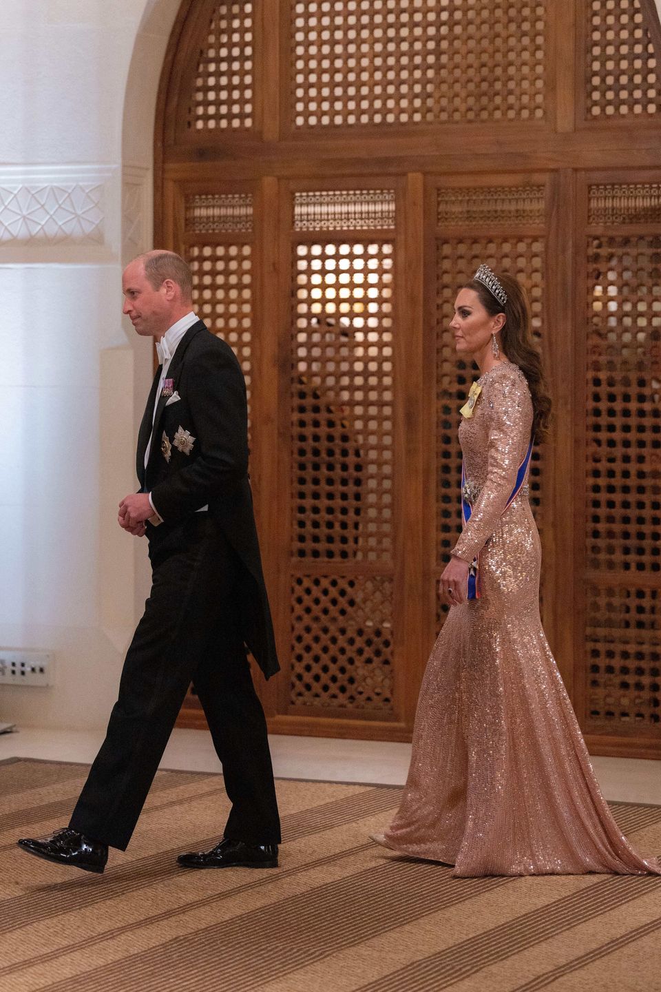 Kate i William na weselu w Jordanii