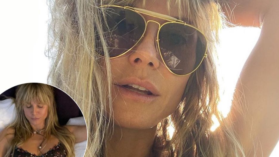 Heidi Klum pokazała się bez bielizny