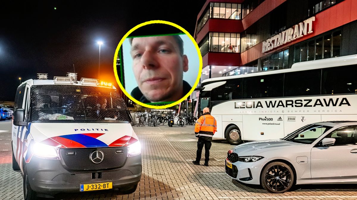 Getty Images / Rzecznik Legii (w kółku) po zamieszaniu w Alkmaar