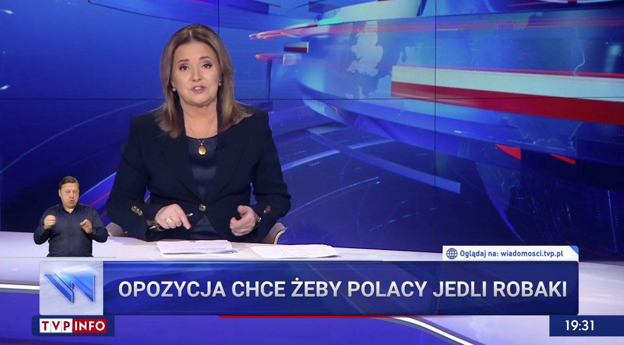 Szczyt hipokryzji TVP. Niedawno sami zachwalali "jedzenie robaków"