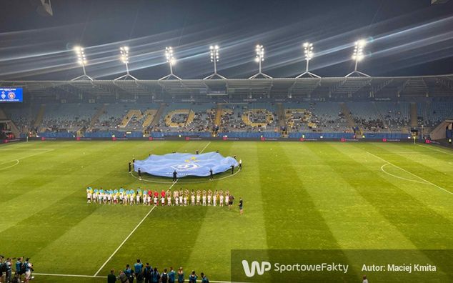 Puste trybuny podczas meczu Dynamo - Maccabi