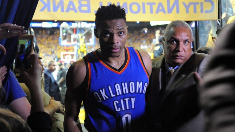 Zdjęcie okładkowe artykułu: AFP / Na zdjęciu: Russell Westbrook w barwach Thunder