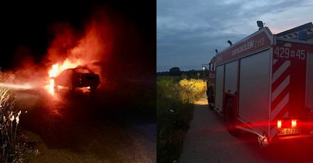 Tragiczny wypadek. Znaleziono zwęglone ciało