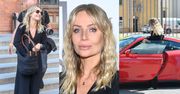 Agnieszka Woźniak-Starak przybywa na festiwal influencerów w krwistoczerwonym porsche (ZDJĘCIA)
