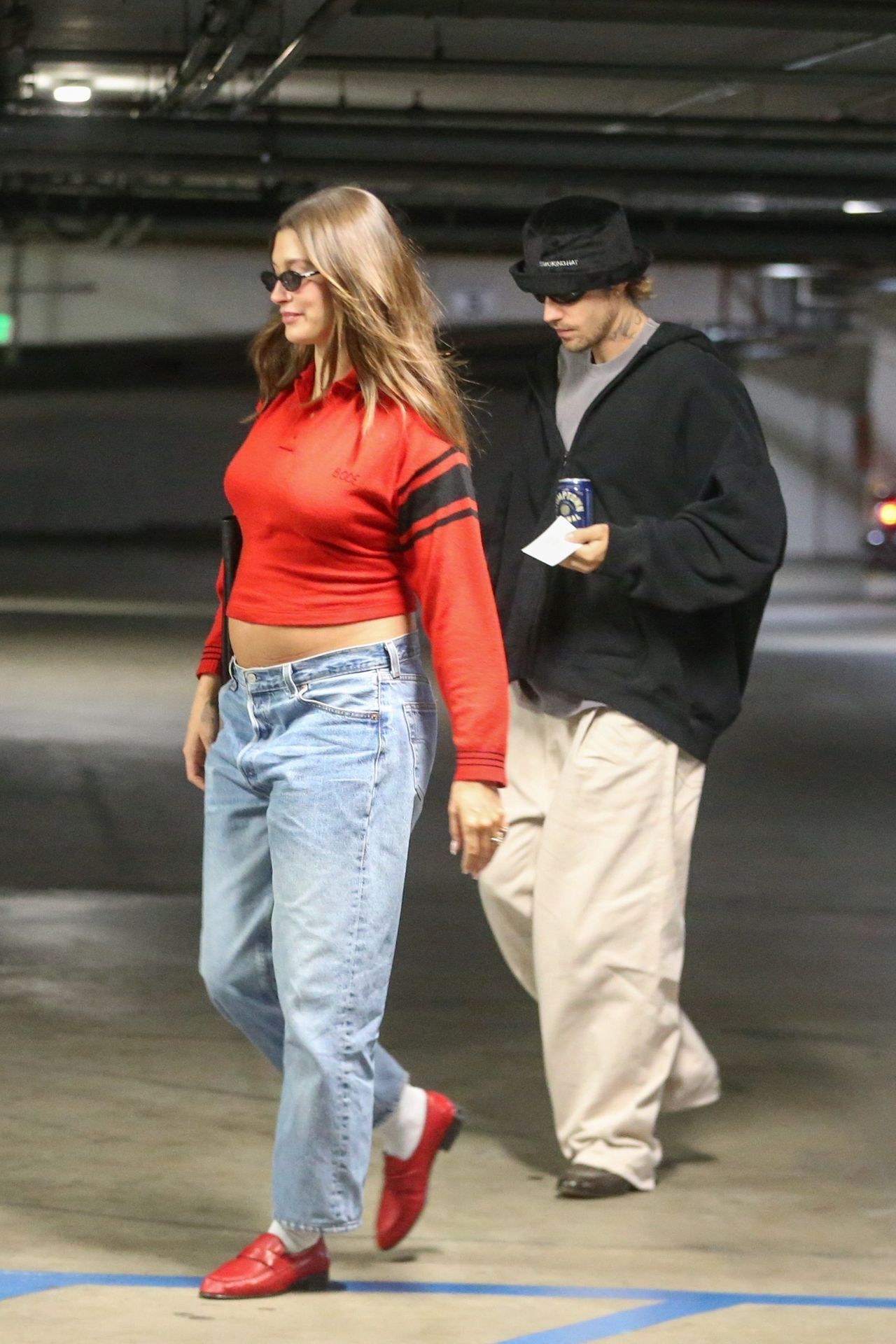 Justin and Hailey Bieber "caught" by a photojournalist