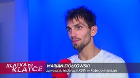 "Klatka po klatce" (on tour): Marian Ziółkowski po KSW48. "Chcę walki o pas z Gamrotem!"