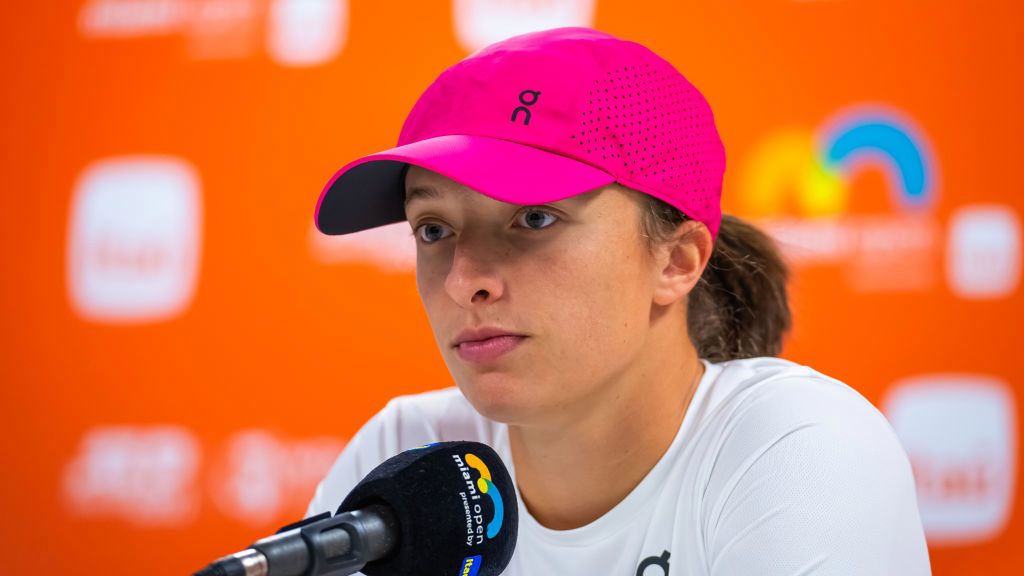 Getty Images / Robert Prange / Iga Świątek na konferencji prasowej