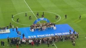 Tak cieszyli się piłkarze Górnika. Legenda wzniosła Puchar Polski
