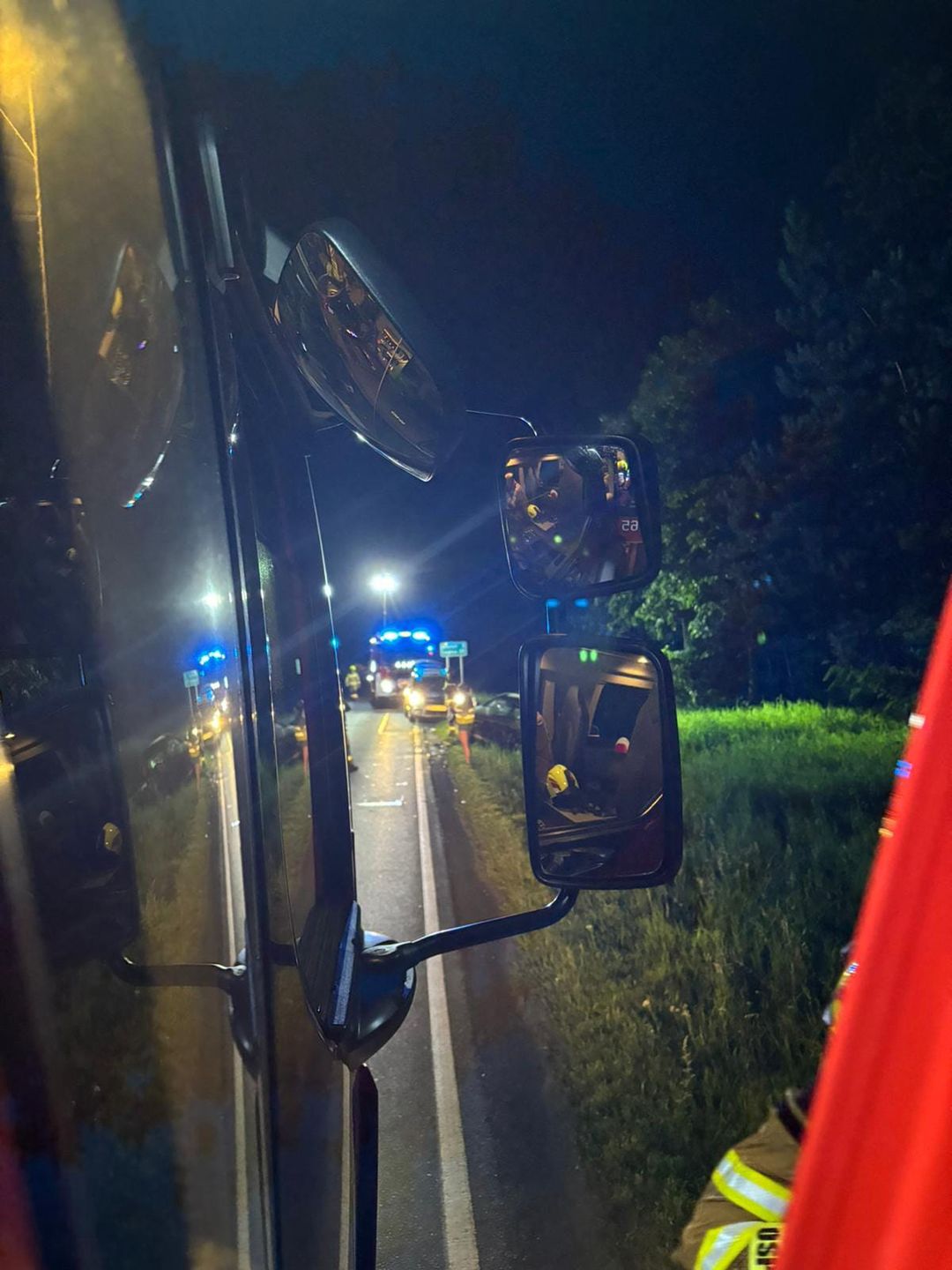 Wypadek na drodze DK 12
