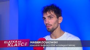 "Klatka po klatce" (on tour): Marian Ziółkowski po KSW48. "Chcę walki o pas z Gamrotem!"