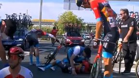 Vuelta a Espana: Dramat lidera zespołu Polaka.
