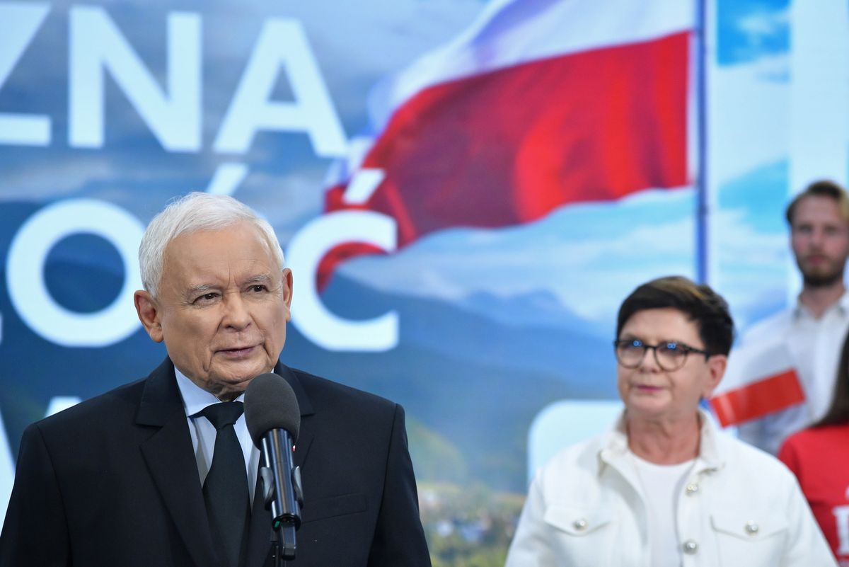 Jarosław Kaczyński nie przejmuje się krytyczną opinią Beaty Szydło o nominacji Barbary Nowak na szefową krakowskiego PiS