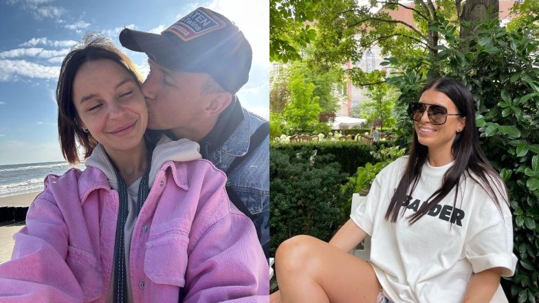 Jakub Rzeźniczak z żoną, Magdalena Stępień