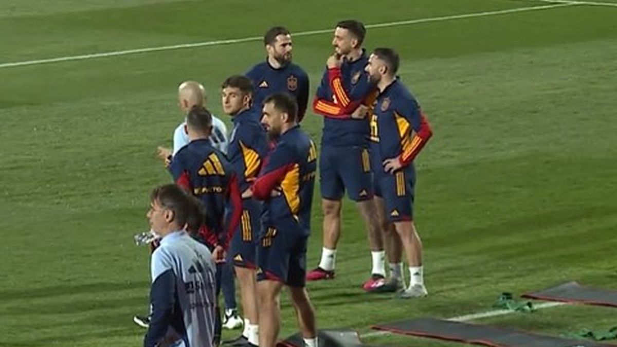 Piłkarze reprezentacji Hiszpanii na zgrupowaniu