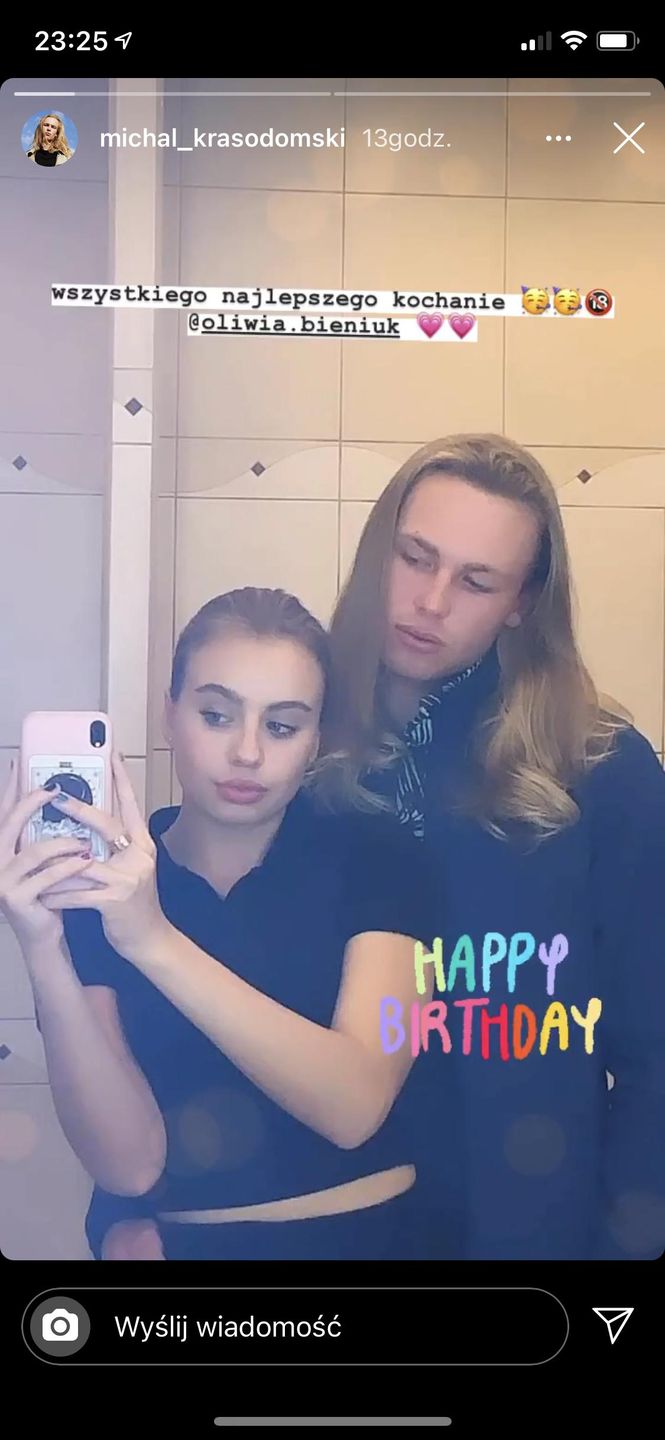 Oliwia Bieniuk i Michał Krasodomski