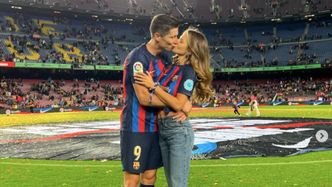 Anna Lewandowska wparowała z córkami na boisko do Roberta. Kadr piłkarza z Laurą rozczula (ZDJĘCIA)