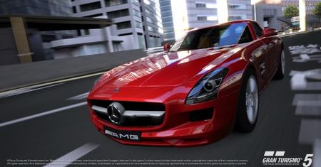 Mercedes SLS AMG Gullwing w Gran Turismo 5