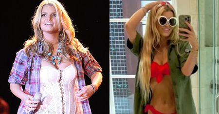 Coraz szczuplejsza Jessica Simpson pokazała się w bikini. Piosenkarka schudła 45 KILOGRAMÓW
