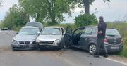 Bogdanowice-Kolonia: Cztery auta rozbite, sześć osób rannych