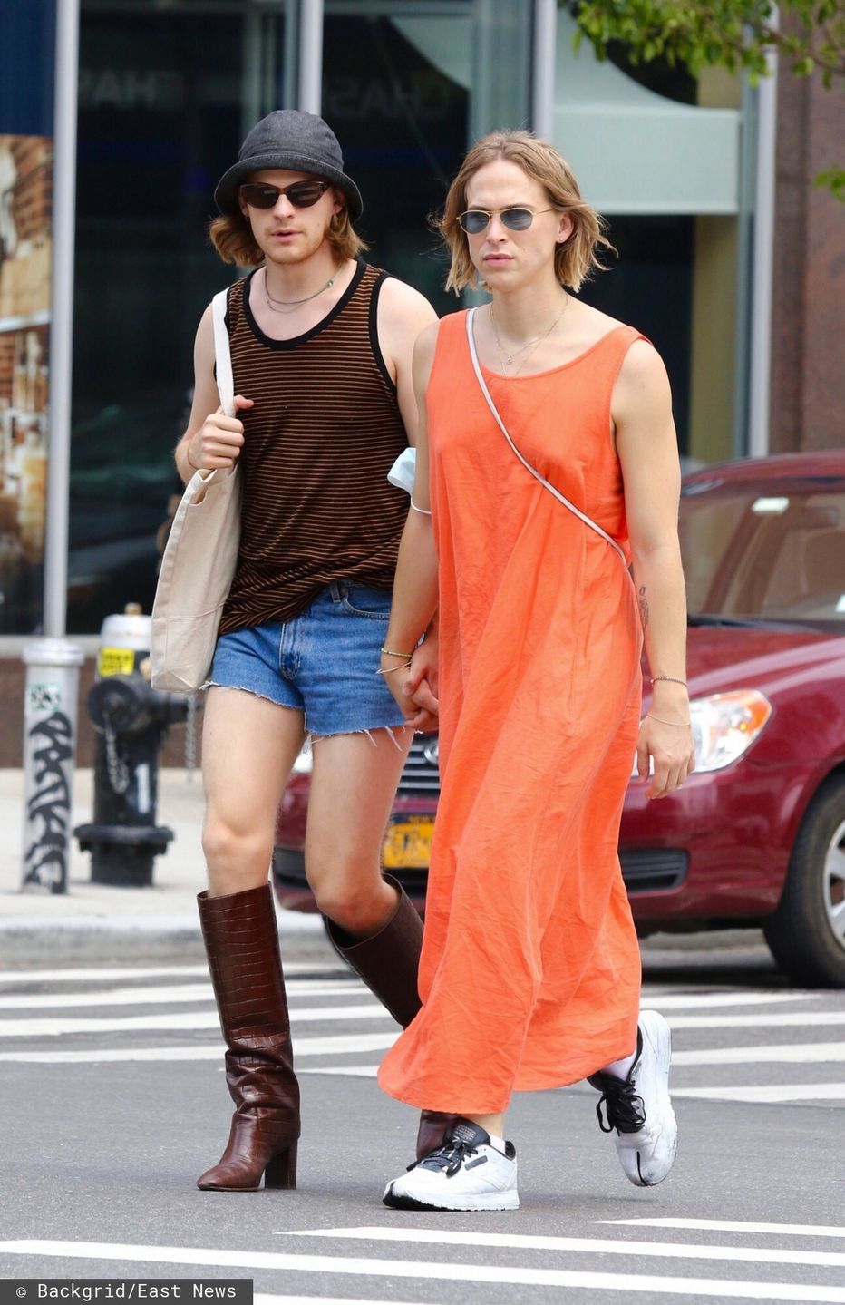 Tommy i Lucas na spacerze