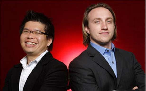 Steve Chen i Chad Hurley, właściciele serwisu Delicious (Fot. Chaobuoisang.net)