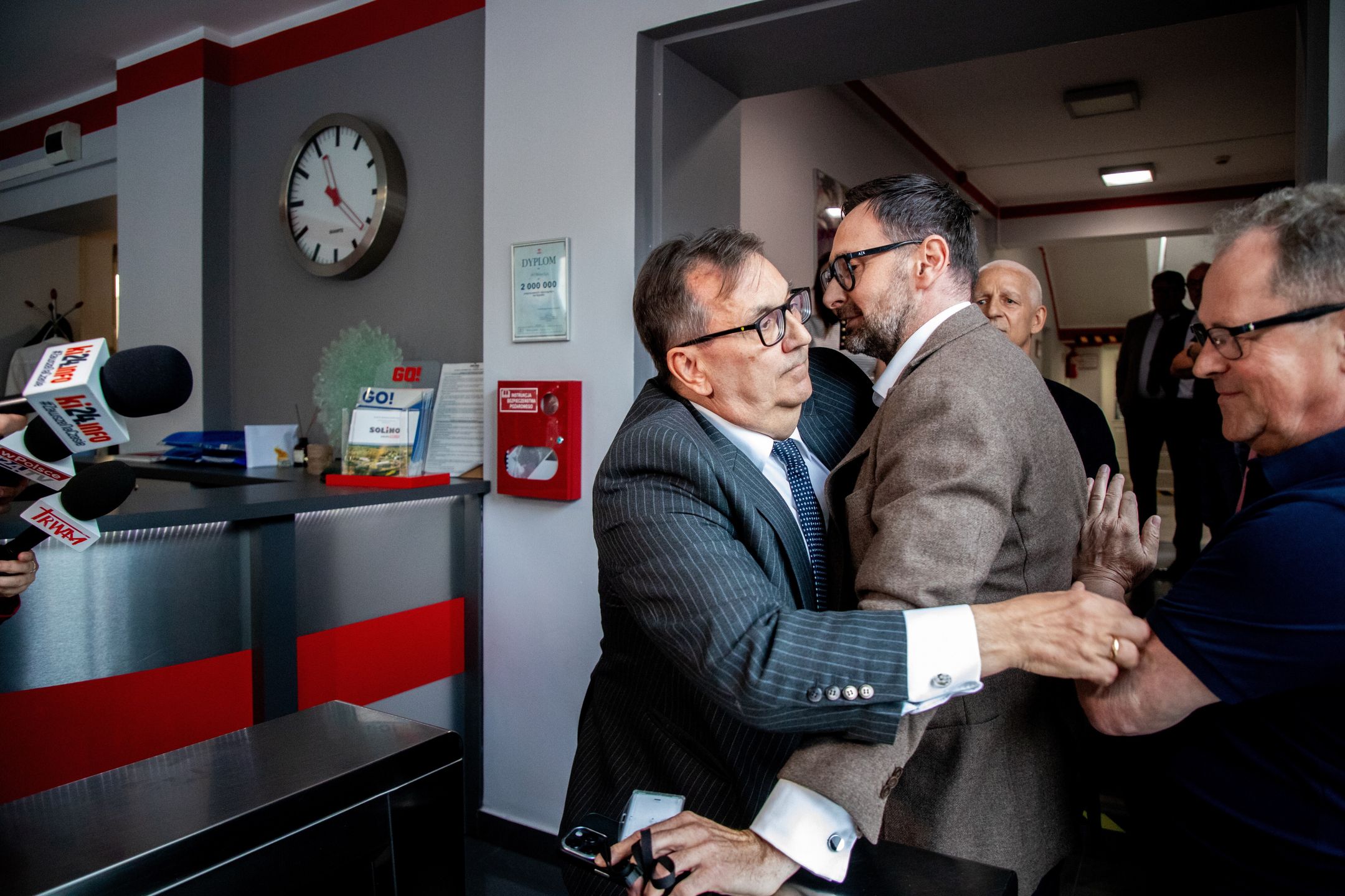 Daniel Obajtek i Wojciech Kotlarek
