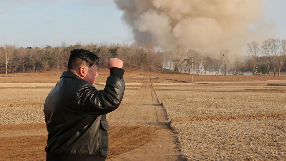 Kim Dzong Un podczas testów