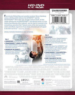 Transformers HD DVD – rzut okiem na pudełko i zawartość 2