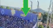 Czy to bezpieczne? Film ze stadionu wygląda groźnie