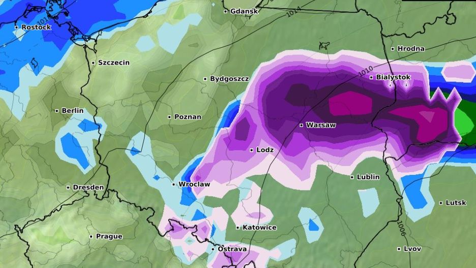 Według prognoz w Polsce zima będzie bardzo deszczowa
