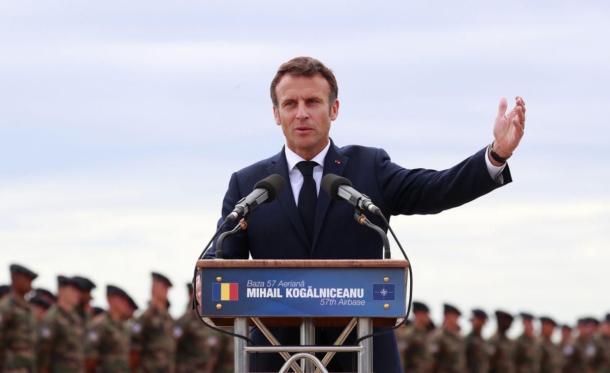 Prezydent Francji złożył wizytę w Rumunii 