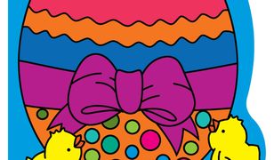 Wielkanocne kolorowanki. Pisanki 1